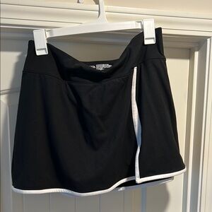 Black Skirt with White Trim